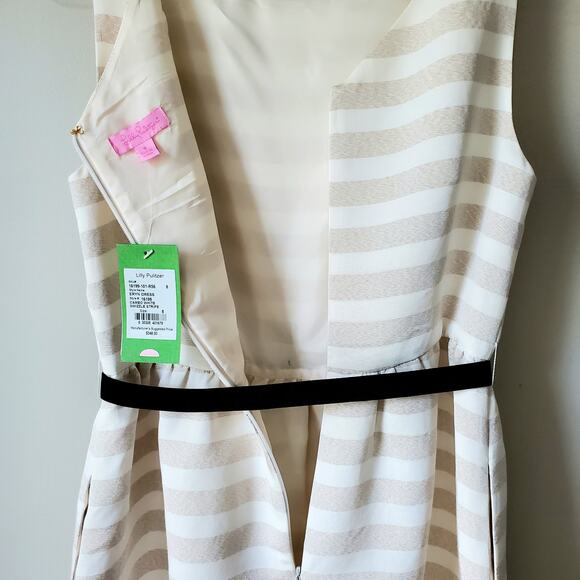 Lilly Pulitzer Eryn Dress 8 Fit Flare Cocktail Party Ladylike Holiday Retro NEW - Picture 8 of 16